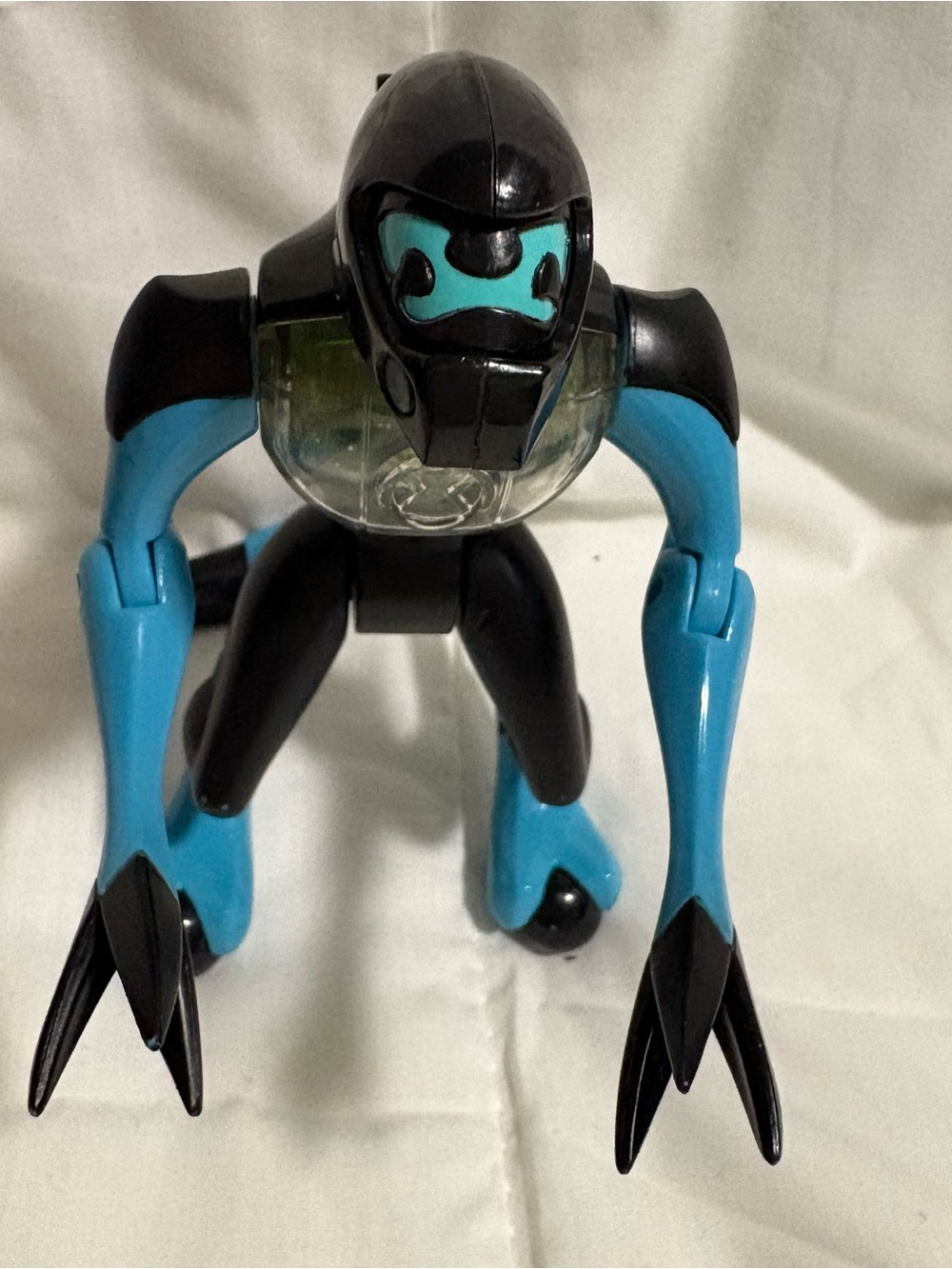 Blue and Black Kids Action Figure Toy - Futuristic Dive Bot